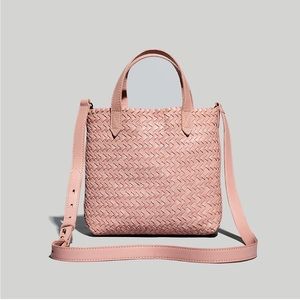 Madewell The Small Transport Crossbody: Woven Leather Edition